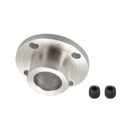 DMiotech 12mm Inner Diameter H13xD18 Flange Coupling Connector Rigid Guide Shaft Support Coupler Shaft Coupler with Screws for DIY RC Model Motors Silver