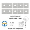 CDBP Square Indexable Cutting Plate 12 x 12 x 1.5