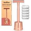 Bambaw Bambaw Double Edge Safety Razor with Stand, Women Razor