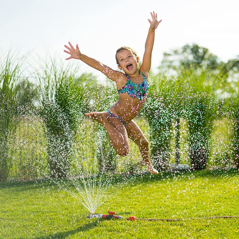 Metal Spot Sprinkler, 360 Degree Square Circle Pattern Sprinkler with