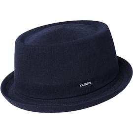 Kangol Headwear Men's Bamboo Mowbray Pork Pie Hat, darkblue