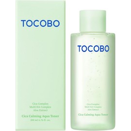 TOCOBO Cica Calming Aqua Toner 200 ml Tónico Facial Calmante e Hidratante para Piel Sensible