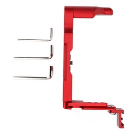 Metal Microphone Stand L Quick Release Plate Vertical Shooting Handle for Canon M6 Mark IIred