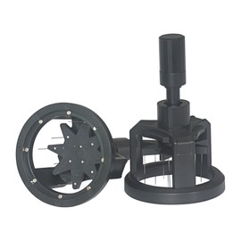 Cafehabit Espresso 54mm Espresso Distribution Tool with Magnetic Base for Breville, Barista Adjustable Depth Needle Distributor Tool, Coffee Stirrer Tools with 9 niddle Aluminum (58MM Distribution)