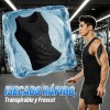 Camiseta 2pzs Para Corregir Postura Hombre Fajas Cinturillas -}