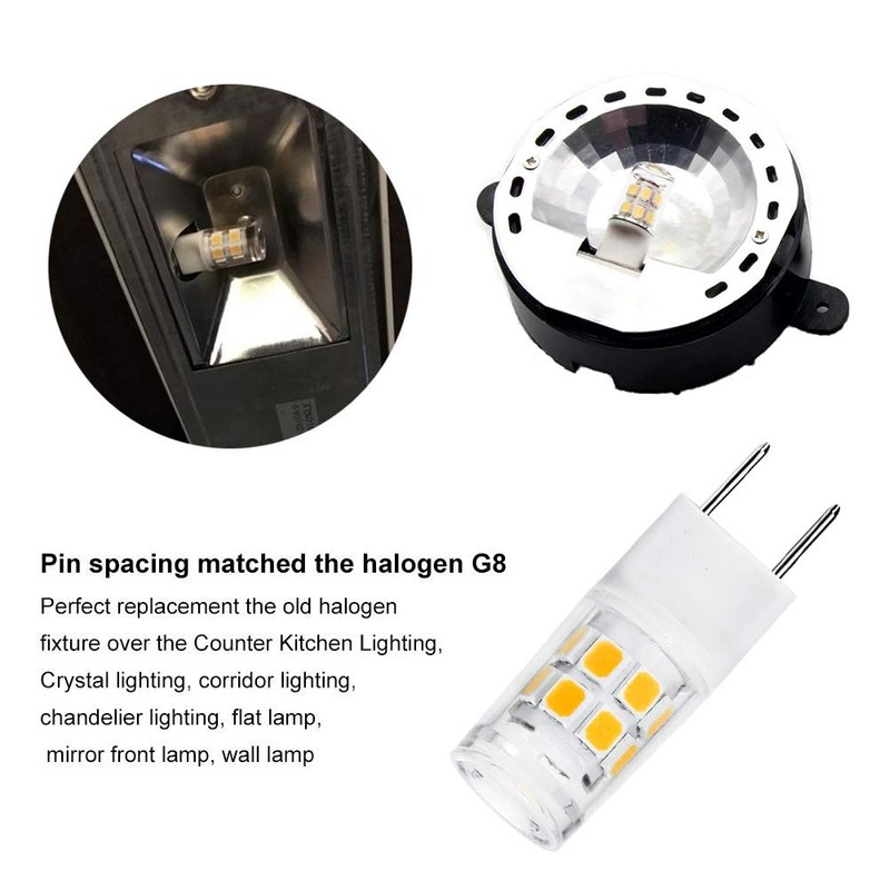 G8 Led Bulb 3W Equivalent to WB25X10019 20W Halogen Lamp