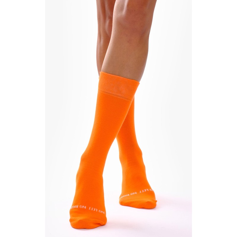 ONESCK Super Soft Cotton Dress Socks Vibrant Plain Colours for
