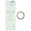 【メーカー公式店舗】 [ 宮脇咲良プロデュース＆イメージモデルカラコン ] MOLAK (モラク) ワンデー 10枚入り ダズルグレー（度あり）[-5.00]