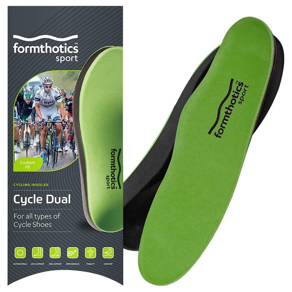 Formthotics Cycling Sports Insole, Ultra Lightweight, Shock Absorption, Bicycle Cycle
