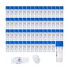 CryoKING 0.5ml Cyogenic Vials, Cryogenic Vials with External Thread Blue