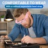 YOCTOSUN Magnifying Glasses with Light,0.75X-4.0X Magnifying Headset
