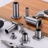 sourcing map LMK10-UU Linear Ball Bearings 10mm Bore 19mm OD