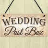 RED OCEAN Wedding Post Box Hanging Decorative Plaque Well Wishes