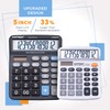 Premium Commercial 12-Digit Large Desktop Calculator with Huge 5-Inch LCD