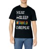 Sleep Eat Build Repeat Building Blocks Bricks Master Builder T-Shirt