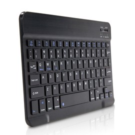 BoxWave Keyboard Compatible with Chuwi UBook X - SlimKeys Bluetooth Keyboard, Portable Thin with Chiclet-Style Keys - Jet Black