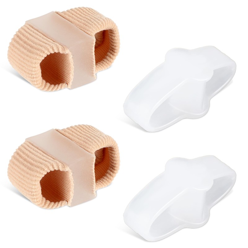 2pcs Toe Separators Bunion Corrector with 2 Loops Big Toe