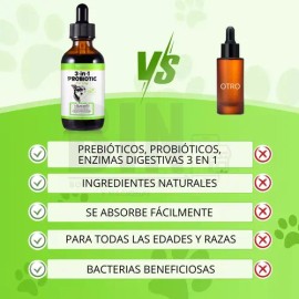 Suplemento Alimenticio Perro Probióticos Enzimas Digestivas