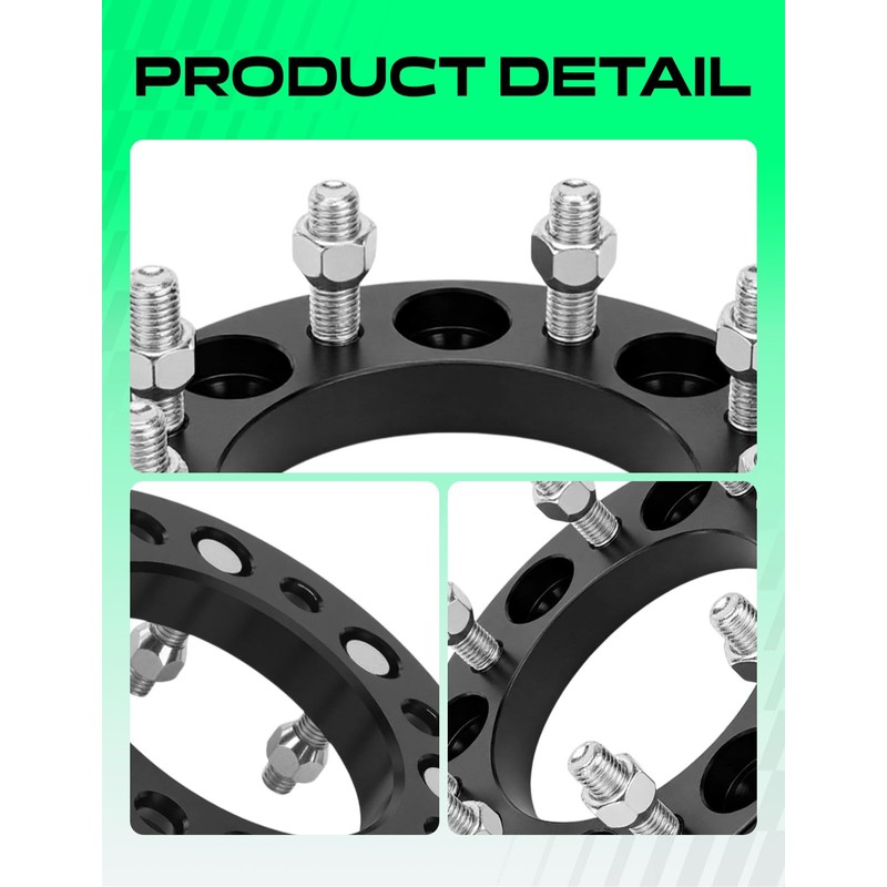 YHTAUTO 8x170mm Wheel Spacers 1 Inch Compatible with Ford F-250