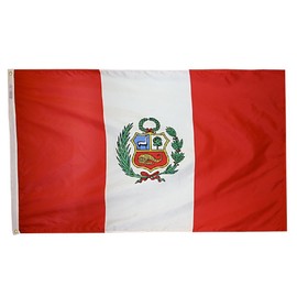 Peru Flag Nylon 5 ft. x 8 ft.