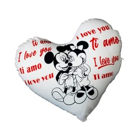 Heart Shaped Cushion Gift for Her and Your Girlfriend (Micky Mouse)