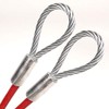 PSI, 1/4" Vinyl Coated Cable with Loops, 7x19 Braid, 3/16"