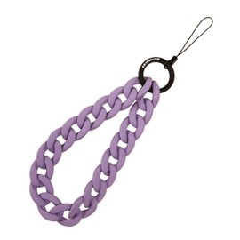 Case & Me Amelie Wrist Strap with Carabiner, Lightweight, Chain, Mobile Strap, Wrist Strap, Prevents Falling, Cute, Hand Strap, Lavender