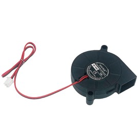 PENGLIN 2pcs DC Blower 5015 5cm Brushless Quiet Cooling Fan for 3D Printer Cooling Turbo Blower Fan Sleeve Bearing 50x50x15mm(5015 DC 12V)