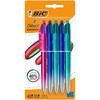 BIC 4 Colours Gradient Smooth Ink Retractable Multicoloured Ball Pen