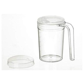 Homecraft Clear Mug, Shatterproof, Drinking Cup, For Eldery, Children or those with Weak Grip/Arthritis