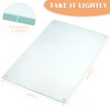 Hoolerry Large Tempered Glass Cutting Board for Kitchen Clear Cutting