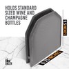 The Wine Chiller Wine Cooler Sleeve Gray