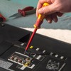 sourcing map VDE Insulated Screwdriver 1000V PH0 x 75mm CR-V