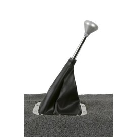 Lokar 70-FMB Rectangular Floor Mount Shifter Boot with Ring