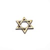 CARRUN 2 PCS 3D Hexagram Six Pointed Star Metal Emblem