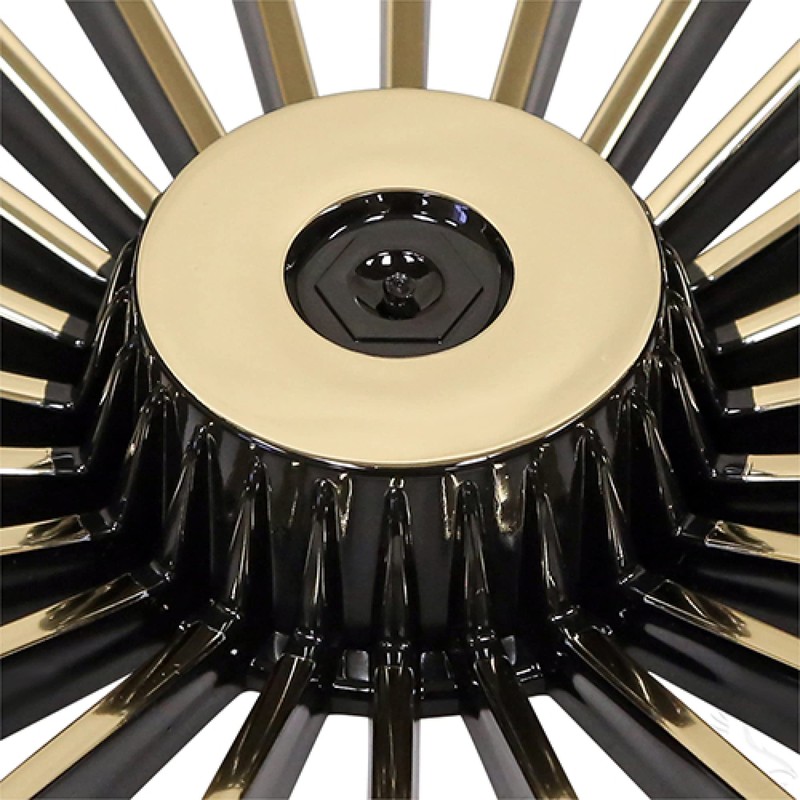 Red Hawk CAP-0003 Wheel Cover Compatible With/Replacement For E-Z-GO 19241G2,