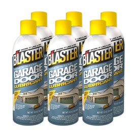 B’Laster Garage Door Lubricant Spray – Premium Silicone Garage Door Lube – Reduces Friction, Quiets Noisy Operation, Tack-Free Formula that Won’t Attract Dust or Dirt – 9.3oz (Case of 6)