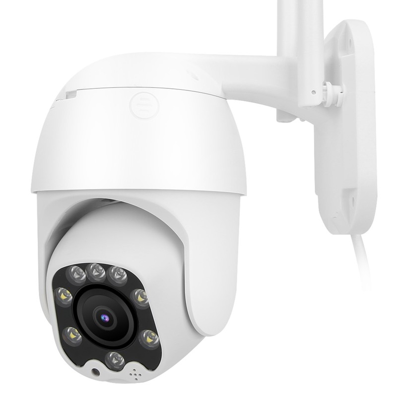 1080P Wifi PTZ Camera 8 Lights Nigh Vision IP66 Waterproof