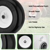 2PCS 13x5.00-6 Flat Free Tire and Wheel with 1/2" &