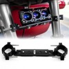 PLUSBEAM Motorcycle Spotlight Mounting Bracket, Light Bar Expansion Bracket for