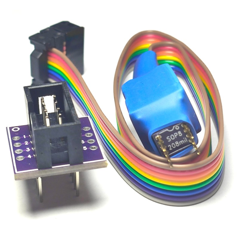 SOP8 Clip 208mil Test Probe Line SOIC8 for EEPROM 24C