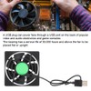 2pcs MINI Radiator Fan Player Box PC Router TV BOX