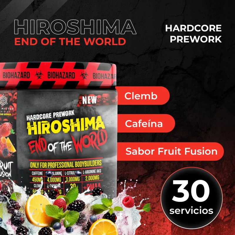 Preentrenador Pre Entreno Hiroshima Potencia Extrema 30 Serv