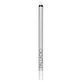Palladio Delineador de ojos de precisión, a base de silicona, pigmento rico, aplicación suave, efecto ahumado dramático para el uso diario suave, párpados sensibles, se puede afilar, Whte Out