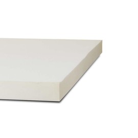 Independent Furniture Supply Co. 4" Memory Foam Slab Topper Twin Memory Foam White