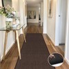 GOYLSER 12ft Jute Laundry Room Rug Non Slip, Rubber Backed