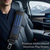 2PC Car Seat Belt Covers Pads,Seat Strap Pads,Royal Blue