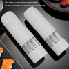 Electric Pepper Grinder Adjustable Coarseness Portable Pepper Mill for Pepper