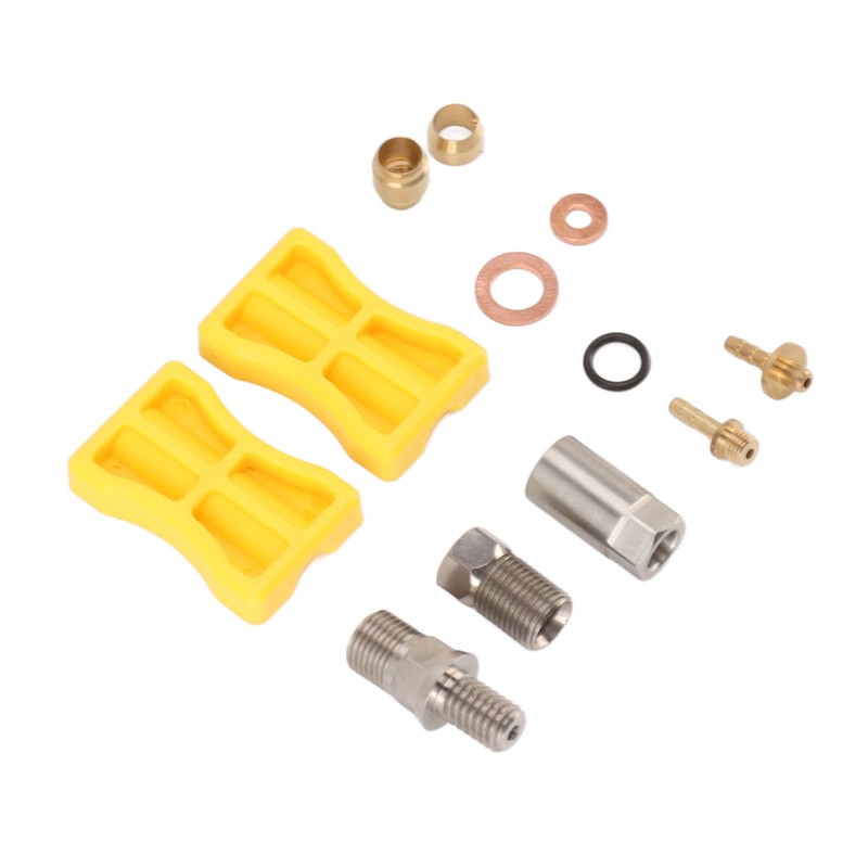 Bike Brake Hose Connector Aluminum Alloy Hydraulic Brake Hose Straight