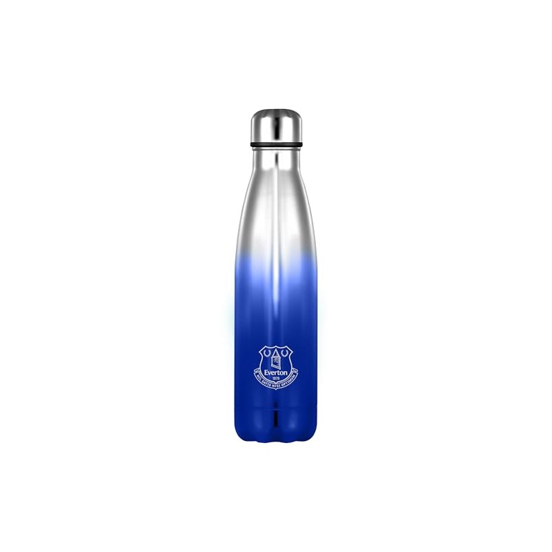 Everton Water Bottle 700ML Metallic Flask Gift